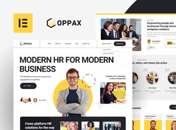 Oppax – HR Solutions Elementor Template Kit