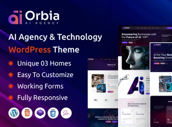 Orbia – AI Agency & Technology WordPress Theme