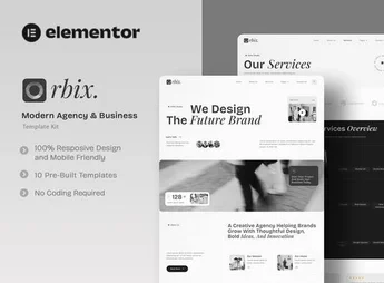 Orbix – Modern Agency & Business Elementor Template Kit