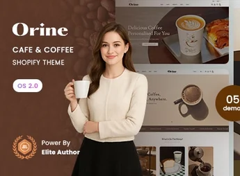 Orine – Cafe & Coffee Shop Shopify 2.0 Theme