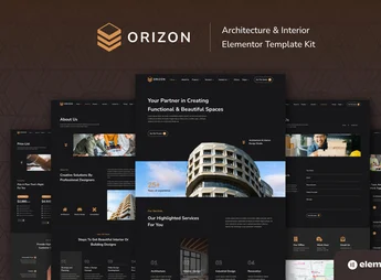Orizon – Architecture & Interior Design Elementor Template Kit