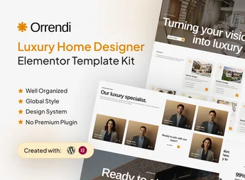 Orrendi – Luxury Home Designer Elementor Template Kit