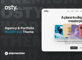 Osty – Creative Agency and Portfolio Theme