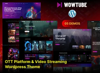 WowTube – OTT Platform & Video Streaming WordPress Theme