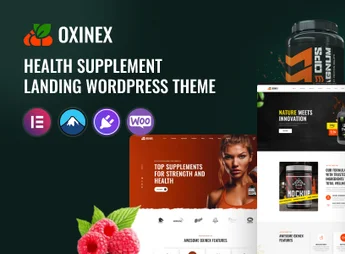 Oxinex – Health Supplement WordPress Theme