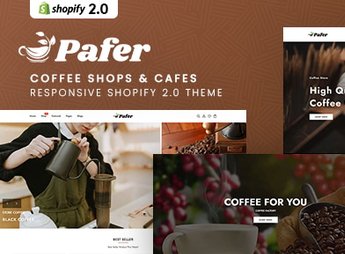 Pafer – Coffee Shops & Cafes Shopify 2.0 Theme