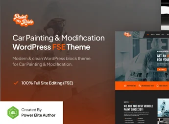 PaintMyRide – Car Painting & Modification FSE WordPress Theme