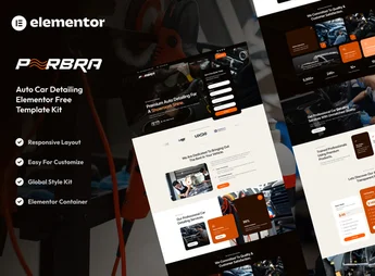 Perbra – Car Auto Care & Detailing Elementor Template Kit