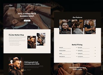 Perukar – Barber WordPress Theme
