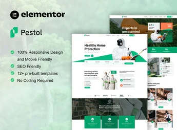 Pestol – Pest Control Service Elementor Pro Template Kit