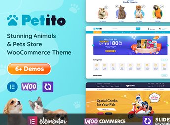 Petito – Animals and Pets Store WooCommerce Theme