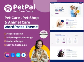 Petpal – Pet Care & Pet Shop WordPress Theme