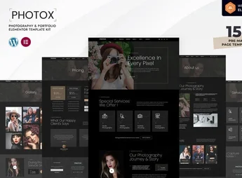 Photox – Photography & Portfolio Elementor Template Kit