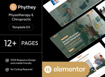 Phythey – Physiotherapy & Chiropractic Elementor Template Kit