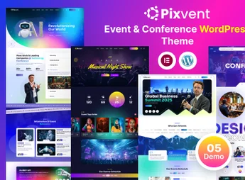 Pixvent – Event and Conference WordPress Theme