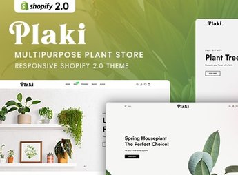 Plaki – MultiPurpose Plant Store Shopify 2.0 Theme