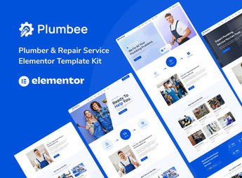 Plumbee – Plumber & Repair Services Elementor Template Kit