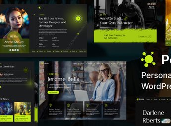 Portio – Personal Portfolio Resume WordPress Theme
