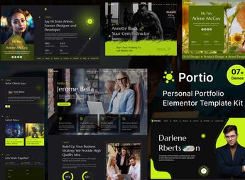 Portio – Portfolio Elementor Template Kit