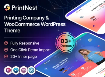 PrintNest – Printing Company & WooCommerce WordPress Theme