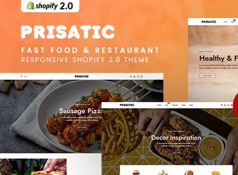 Prisatic – Fast Food & Restaurant Responsive Shopify 2.0 Theme