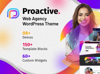 Proactive – Web Design Agency WordPress Theme