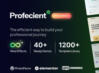 Profecient – Multipurpose Elementor Business & WooCommerce WordPress Theme