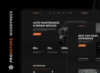 ProMotors – Car Service and Detailing WordPress Theme