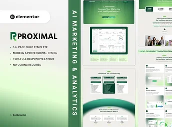 Proximal – AI Marketing & Analytics Elementor Template Kit