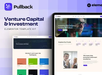 Pullback – Venture Capital & Investment Elementor Template Kit
