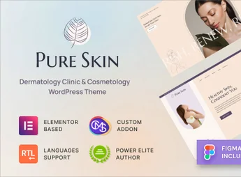 Pure Skin – Dermatology Clinic & Cosmetology WordPress Theme