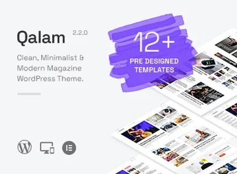 Qalam – NewsPaper and Magazine WordPress Theme