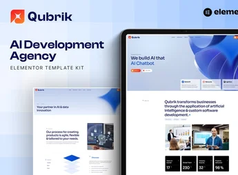 Qubrik – AI Development Agency Elementor Template Kit