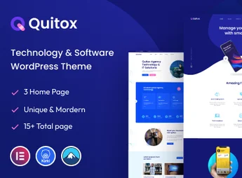 Quitox – Software & IT Solutions WordPress Theme