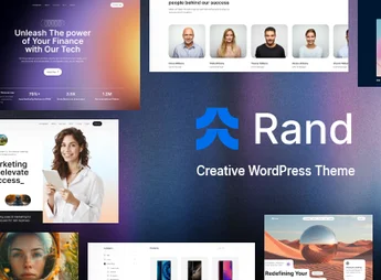 Rand – Creative Multipurpose WordPress Theme