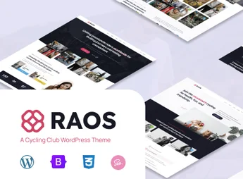 Raos – Responsive Cycling Club & Community WordPress Theme