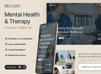 Relaxin – Mental Health & Therapy Elementor Template Kit