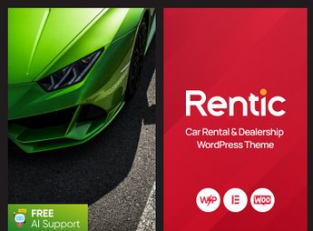 Rentic – Car Rental & Dealership WordPress Theme