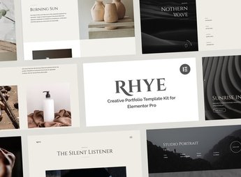 Rhye – Creative Portfolio Elementor Pro Template Kit