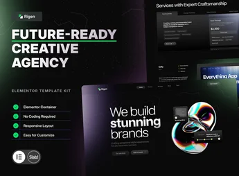 Rigen – Ready Creative Agency Elementor Template Kit