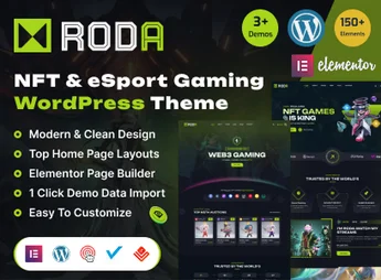 Roda – Gaming Store & eCommerce WordPress Theme