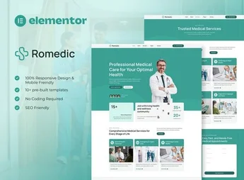 Romedic – Hospital & Medical Clinic Elementor Template Kit