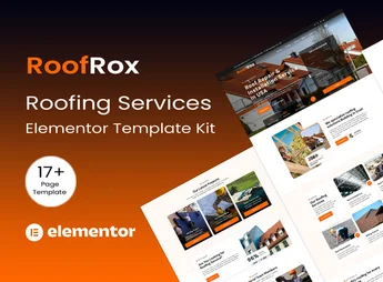 Roofrox – Roofing Services Elementor Template Kit