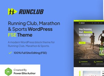 Runclub – Running Club, Marathon & Sports FSE WordPress Theme