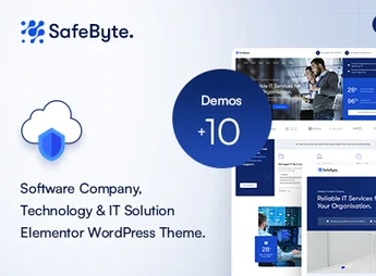Safebyte – Technology & IT Solutions WordPress Theme