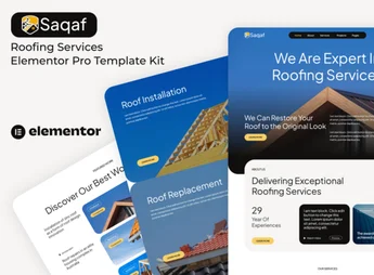 Saqaf – Roofing Services Elementor Pro Template Kit