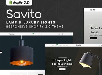 Savita – Lamp & Luxury Lights Responsive Shopify 2.0 Theme