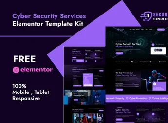 Securex – Cyber Security Services Elementor Template Kit
