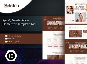 Seilon – Spa & Beauty Salon Elementor Template Kit