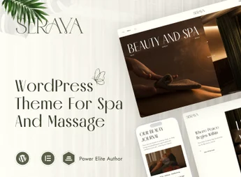 Serava – Spa & Massage Salon Beauty Theme